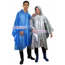 Adult Poncho W/Hood (Metalic)