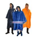 Adult Rain Poncho (Nylon+PVC)