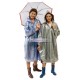 ADULT PONCHO RAINCOAT W/HOOD (PEARL)