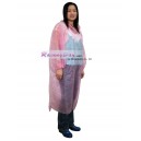 Disposible Raincoat (Plaid Printing)