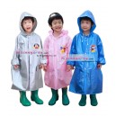 เสื้อกันฝนเด็ก ผ้ามุก แบบผ่าหน้า No.24-26-28-30
